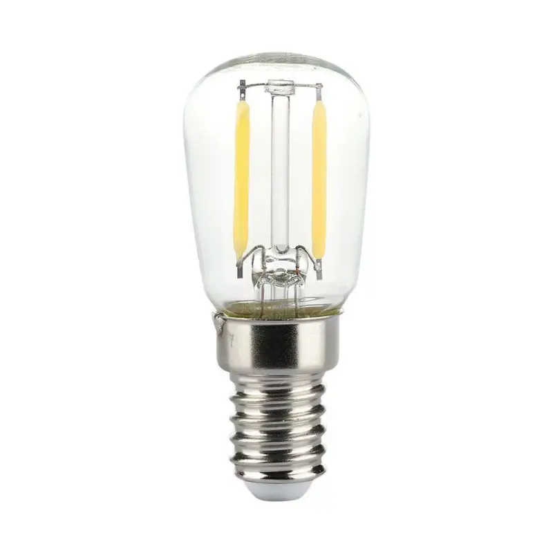 Bestseller V-TAC Átlátszó LED izzó filament COGE14 ST64 2W 6500K kisgömb - 214446