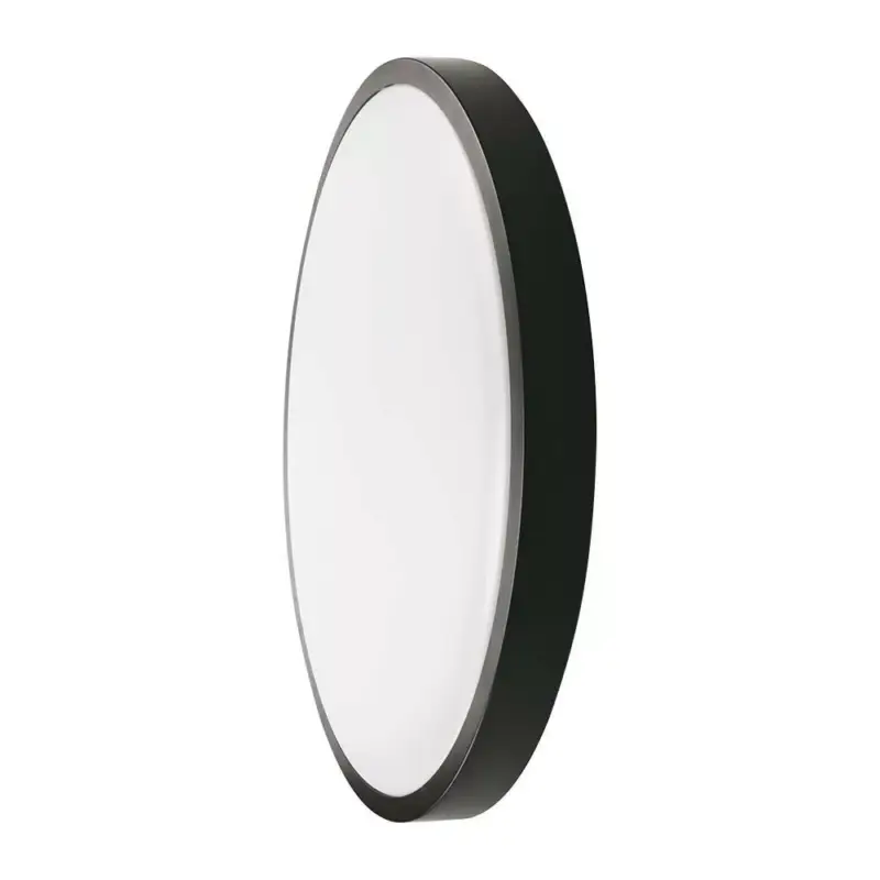 V-TAC LED mennyezeti lámpatest, fekete 18W 3000K IP44 - 7633 Vásárlói kedvenc