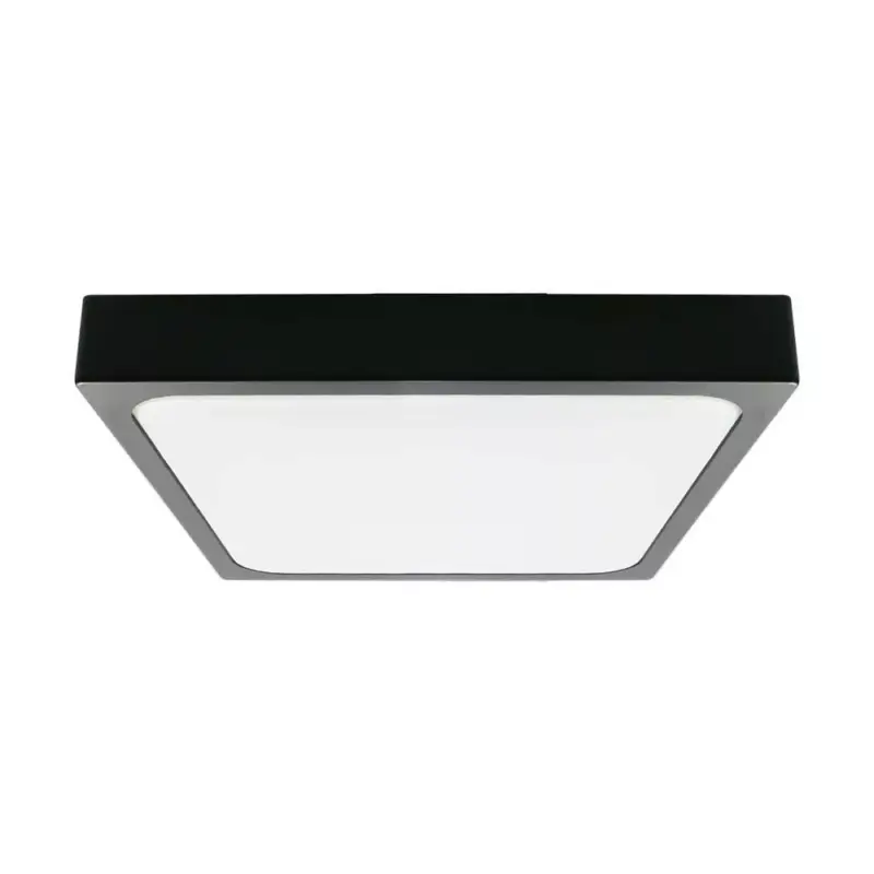 Nézd meg most V-TAC LED mennyezeti lámpatest, mikrohullámú mozgásérzékelővel, fekete 24W 4000K IP44 - 7673