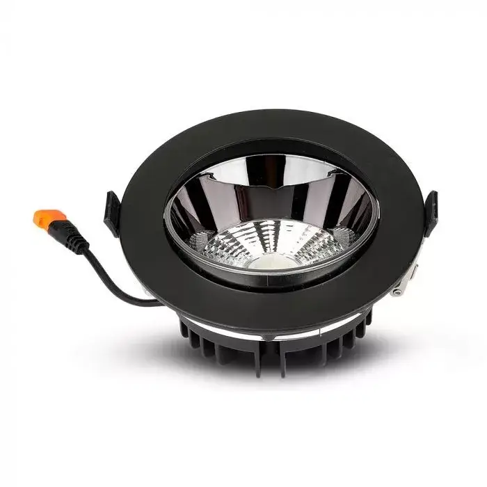 Bestseller V-TAC Led COB beépíthető lámpa 20W 6400K - fekete - 2120056
