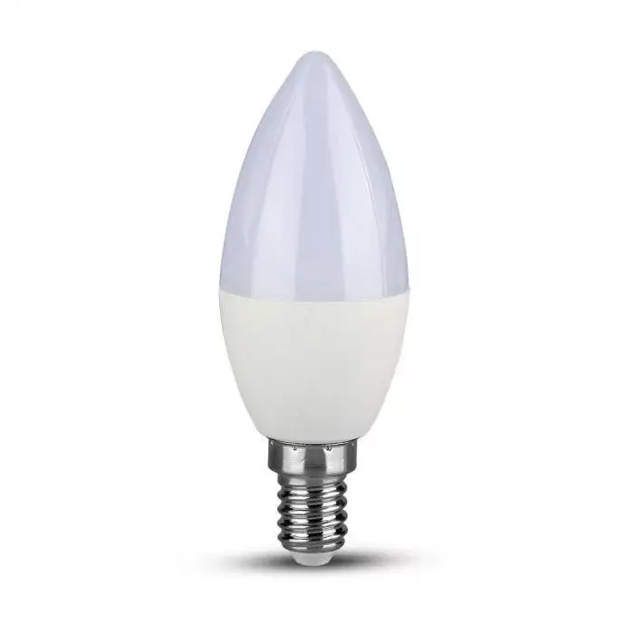 V-TAC LED izzóE14 C37 4.5W 200° 6400K gyertya - 2142411 Korlátozott ajánlat