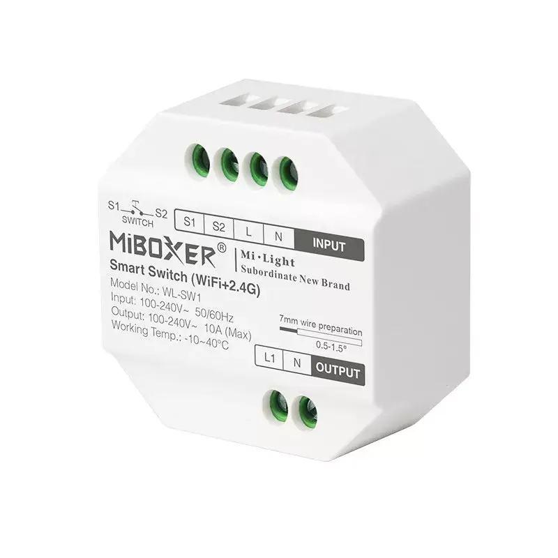 Olcsó Mi Light - Miboxer Smart Switch (Wifi+2.4GHz) - WL-SW1