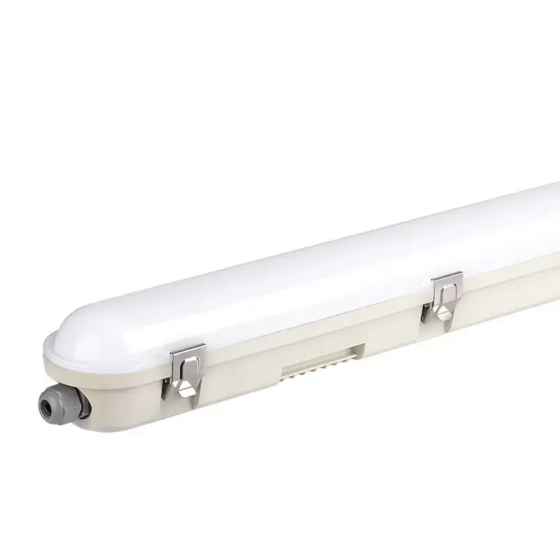 Outlet V-TAC 48W Vízálló LED armatúra tejfehér burával 150 cm 120° 120lm/W 6400K (Samsung Chip) IP65 - 20471