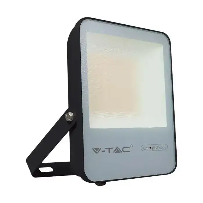 Akció V-TAC 100W LED reflektor 100° 6400K 185LM/W fekete házas (Samsung Chip) - 20454