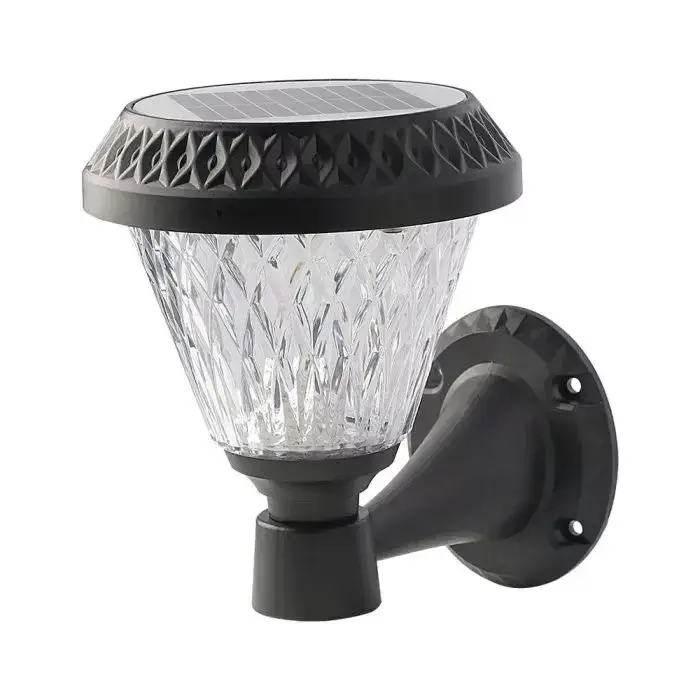 Árengedmény V-TAC LED Napelemes (Solar) fali lámpa 0,8W - CCT - fekete - 93575