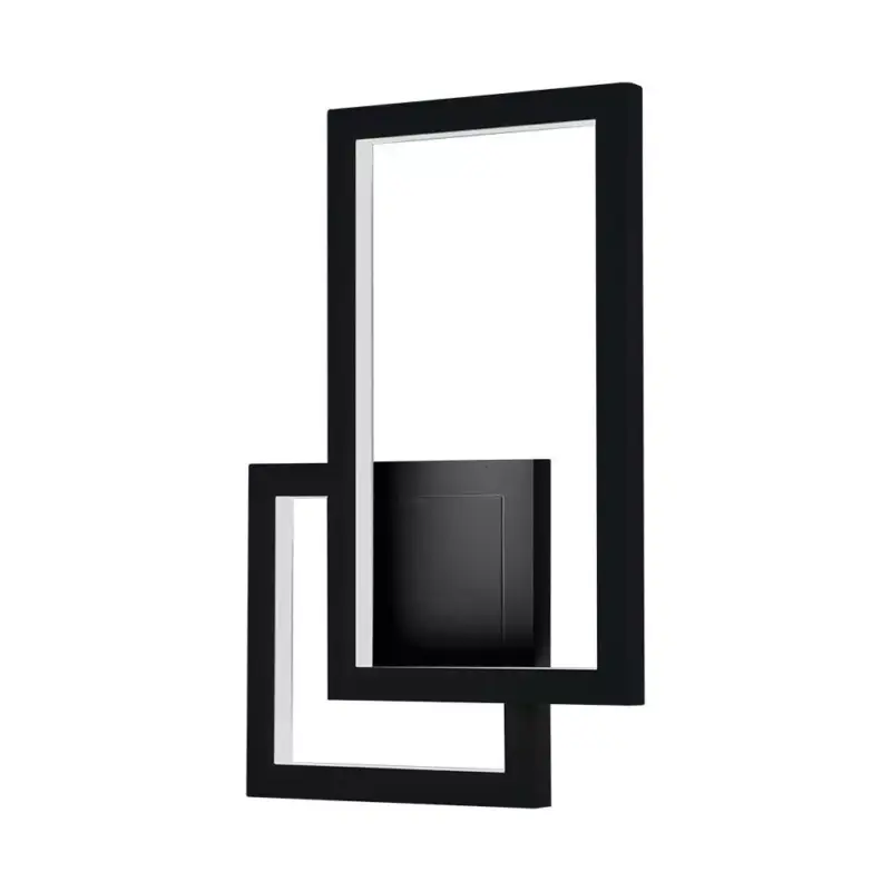 Alacsony ár V-TAC 20W LED design fali lámpatest - fekete - 4000K - 6843