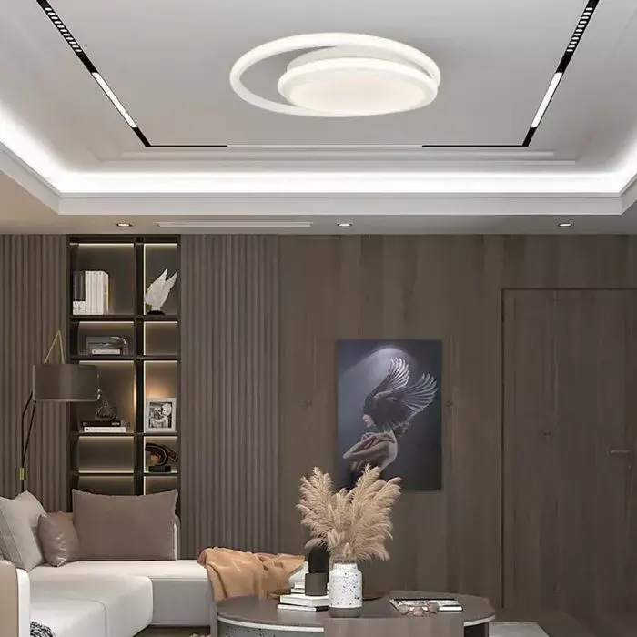 V-TAC 24W LED mennyezeti dizájn lámpa - fehér- 6995 Gyors szállítás