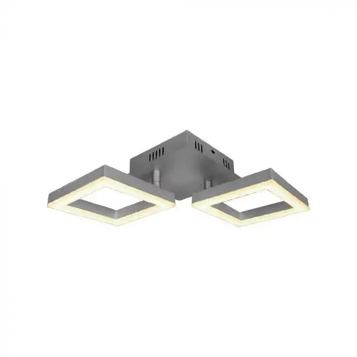 Olcsóbb V-TAC 16W LED mennyezeti lámpa - szürke - 3000K - 7006