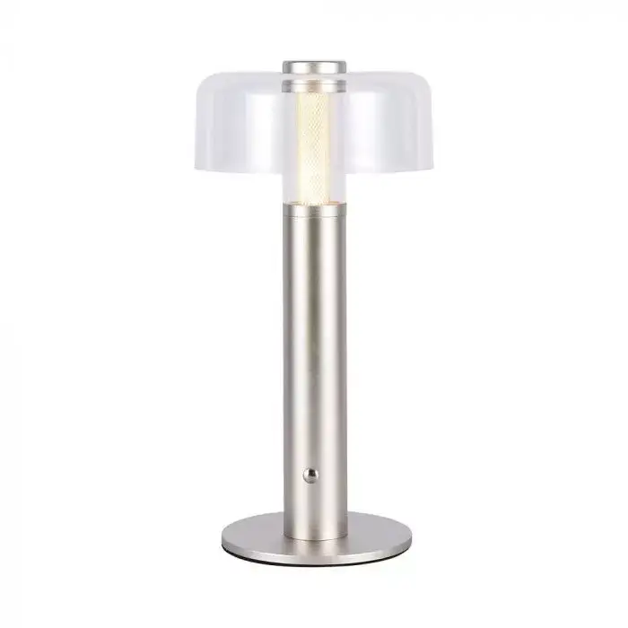 Kedvezményes ár V-TAC 1W LED Tölthető Asztali lámpa - 1800mAh - pezsgő arany - 7943