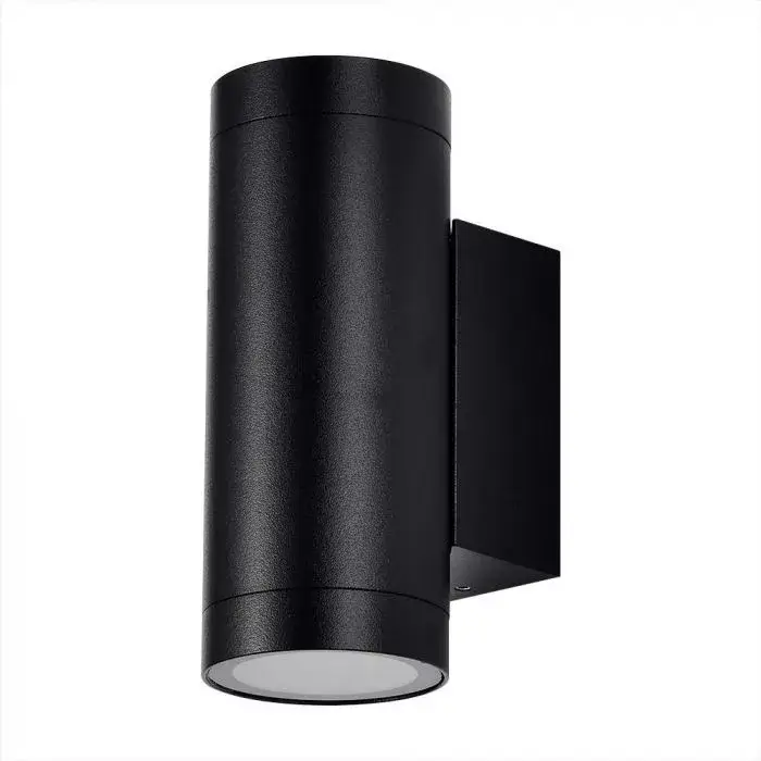 Kihagyhatatlan ajánlat V-TAC Fali 2 x GU10 lámpatest - IP54 - Fekete - 2971