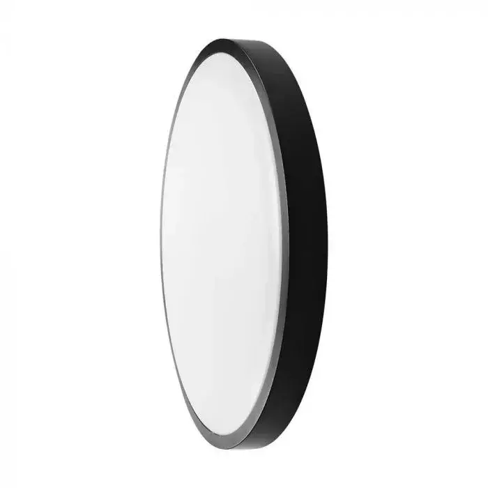 Vedd meg online V-TAC LED mennyezeti lámpatest, fekete 24W 4000K IP44 - 76371