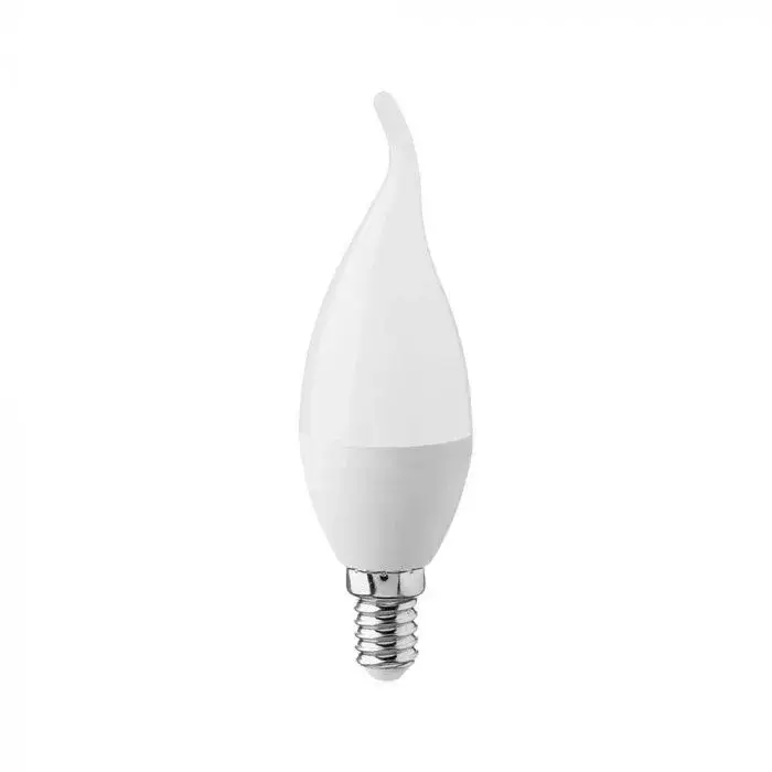 Prémium V-TAC LED izzóE14 C37 3,7W 180° 3000K gyertyaláng - 214164