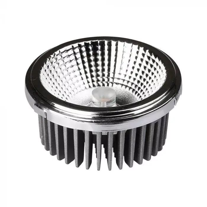 Kiárusítás V-TAC Ezüst LED spotlámpacserélhető előlappal AR111 20W 40° - 20° 6400K - 212794
