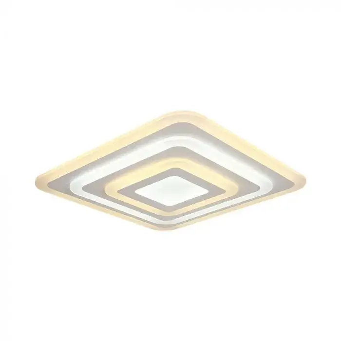 V-TAC Smart Dekoratív mennyezeti LED lámpa távirányítóval 77W 3in1- 23396 Gyors kiszállítás