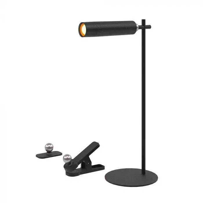 V-TAC LED Mágneses Csíptetős asztali lámpa 3W, Fekete 4000K - 23042 Vedd meg online