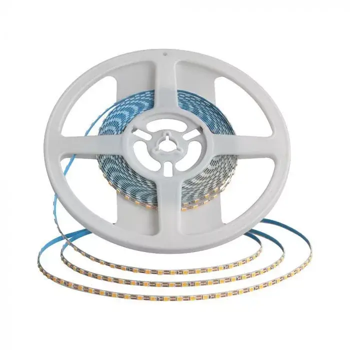 V-TAC LED szalag SMD2835 120LED/M 8W/M 800lm/M 24V IP20 -3mm széles -3000K - 23024 Különleges ajánlat