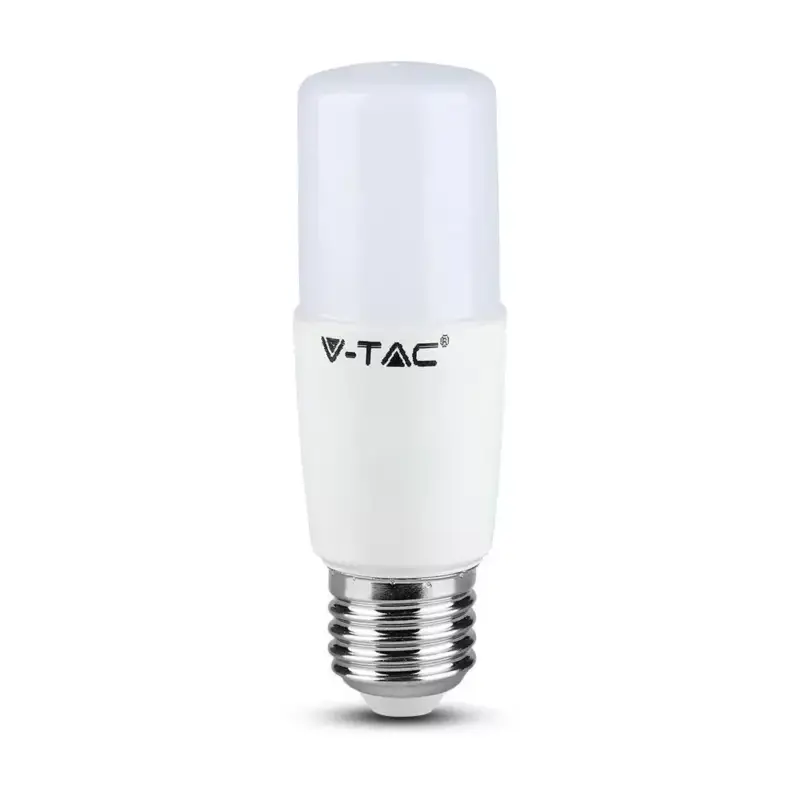 V-TAC LED izzóE27 T37 7.5W 230° 4000K STIK, henger (Samsung Chip) - 21145 Azonnal elérhető