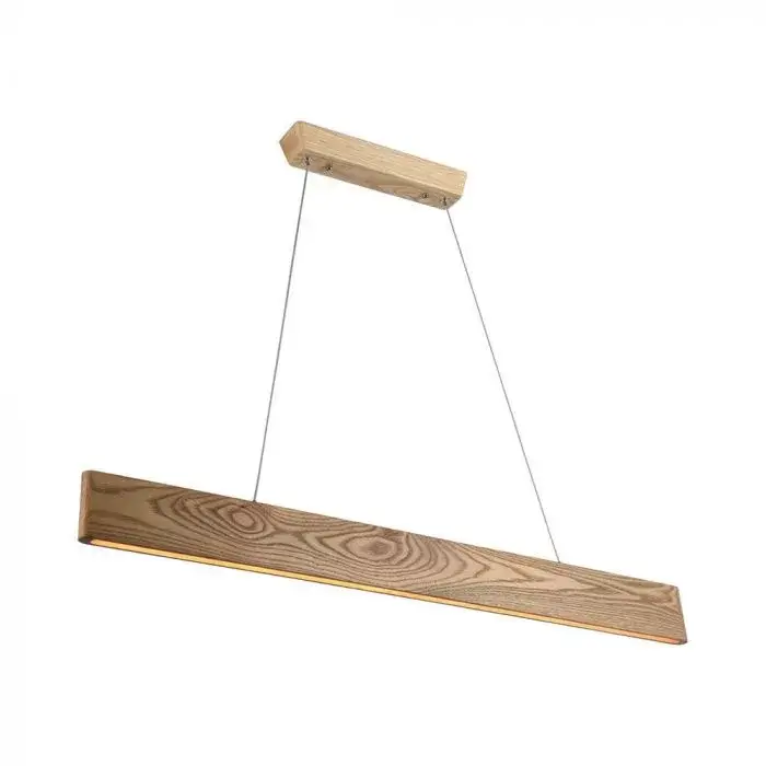 Legkelendőbb V-TAC 10W LED dizájn függeszték - Fa hatású - 3000K - 23365
