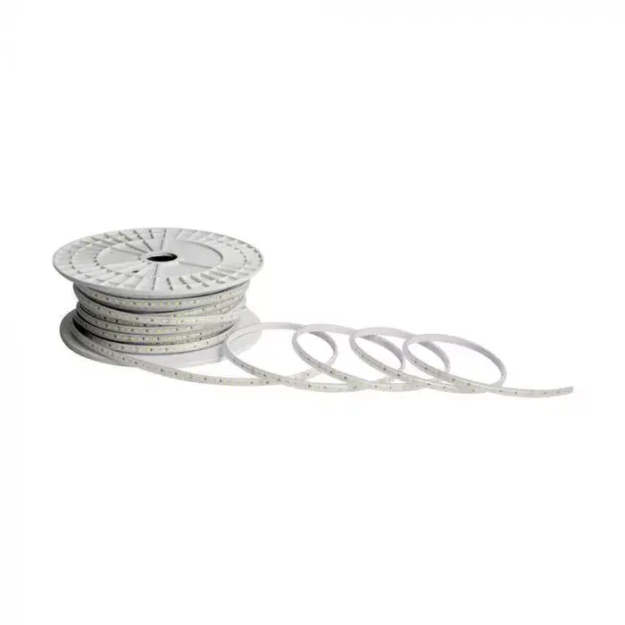 Bestseller V-TAC LED szalag SMD2835 121LED/M 10.5W/M 220V IP65 Piros 50M/Tekercs - 23730