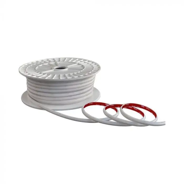 Kedvezményes ár V-TAC LED szalag SMD2025 286LED/M 12.5W/M 220V IP65 6500K 50M/Tekercs - 23723