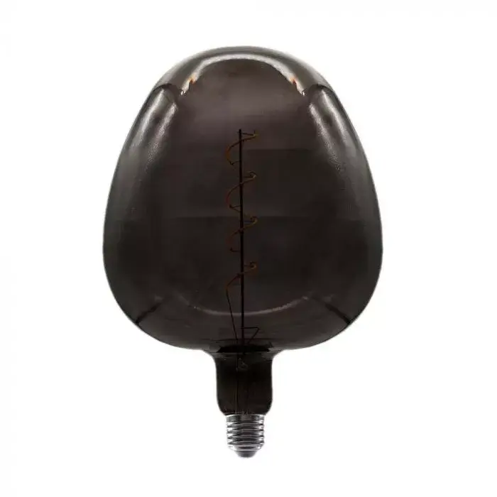 Azonnali szállítás V-TAC Fekete LED izzó filament COGE27 4W Nagy gömb - 8064