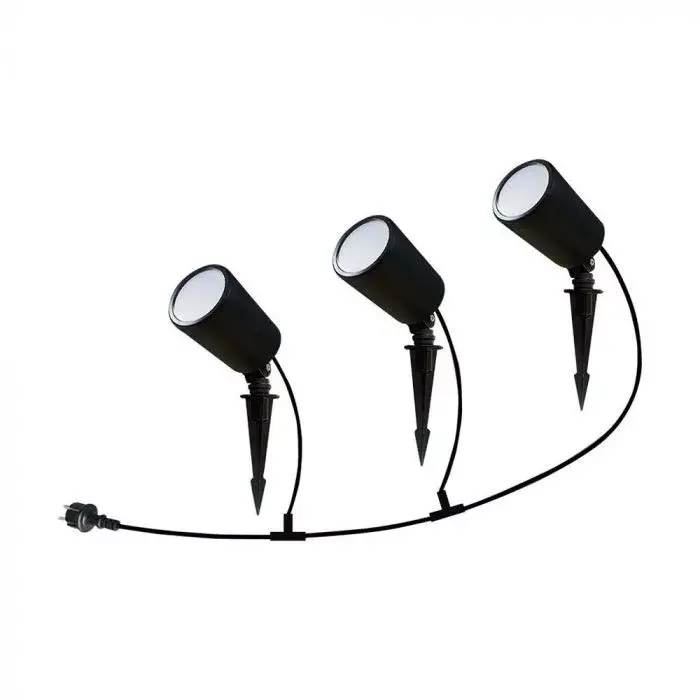 Legjobb ár V-TAC LED 3x7W leszúrható kerti lámpa - RGB + 3 az 1-ben Alexa és Google Home kompatibilis - 3015