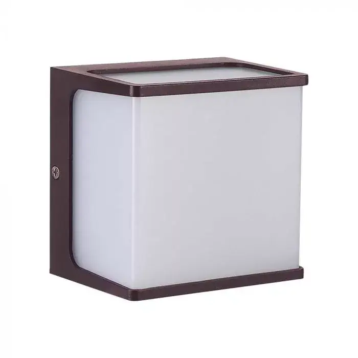 Végkiárusítás V-TAC 8W LED Fali lámpa barna színű 4000K - IP65 - 10283