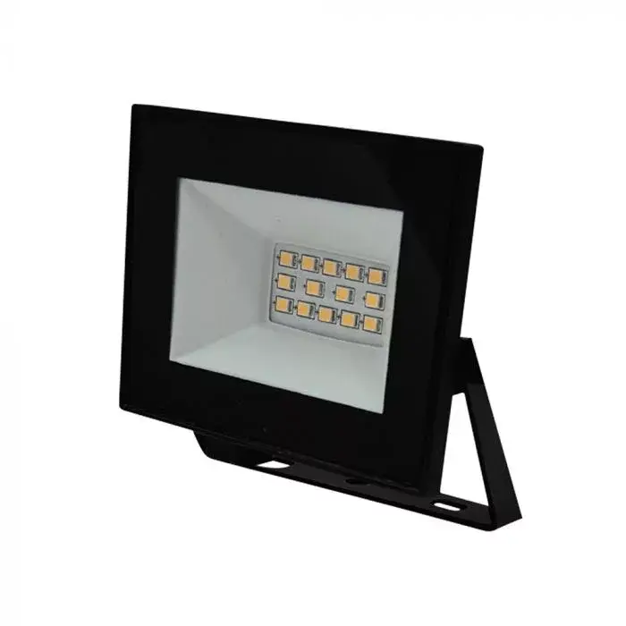 Csak ma V-TAC 10W LED reflektor 110° 6500K fekete házas - 23974