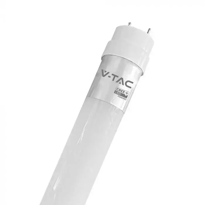 Biztonságos fizetés V-TAC 12W LED fénycső T8 G13 120 cm 150lm/W 160° (Cree Chip) 4000K- 240666
