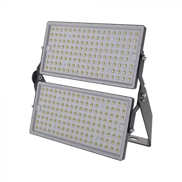 V-TAC 500W LED reflektor 135lm/W 4000K fekete házas 1m hosszú vezetékkel - 23089 Szezonális akció