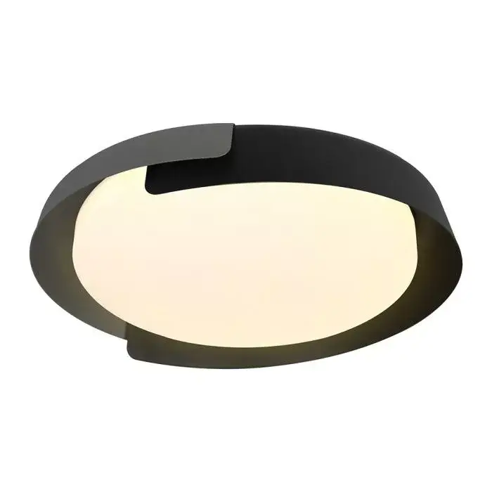 Azonnali szállítás V-TAC Smart Dekoratív mennyezeti LED lámpa távirányítóval 48W 3in1 szürke/fekete- 24185