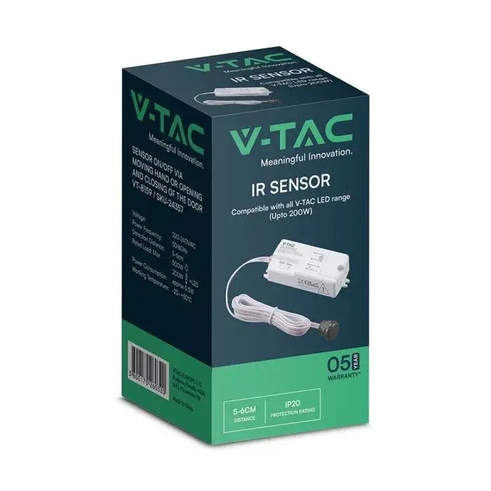 V-TAC 2 az 1-ben infravörös ajtónyitás érzékelő és közelítés kapcsoló - 24357 Legjobb ár