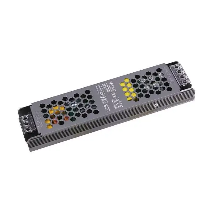 Korlátozott ajánlat V-TAC LED Fémházas szerelhető SLIM tápegység 75W 3.1A 24V IP20 - 24237