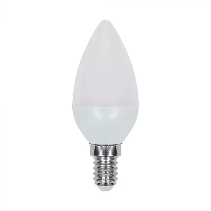 V-TAC LED izzóE14 C37 4.5W 180° 4000K gyertya (CREE Chip) - 21425816 Ne maradj le