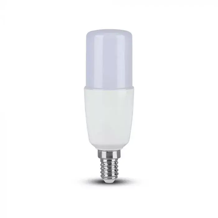 V-TAC LED izzóE14 T37 7.5W 230° 3000K STIK, henger (CREE Chip) - 21267-6 Gyors szállítás