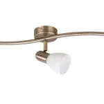 Rabalux SOMA spotlámpa E14 fém bronz üveg fehér - 6308 Biztonságos fizetés