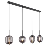 Nézd meg most Globo BLACKY függeszték fekete fém E14 IP20 - 15345-4