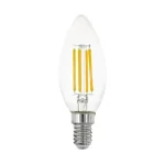 Vásárlói kedvenc Eglo E14-LED gyertya fényforrás 4W 2700K 470lm - 110015