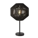 WICKER - Searchlight-EU11201-1BK - Asztali lámpa Expressz szállítás