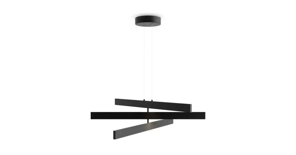 Népszerű Maytoni Origami függeszték fém, fekete, LED, 4000K, 46W, 2300lm - MOD163PL-L38B4K1