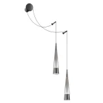 Végkiárusítás Maytoni Sintesi függeszték fém, üveg, króm, LED, 3000K, 24W, 840lm - P090WL-L24CH3K