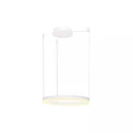 Népszerű Azzardo Halo függeszték fém, fehér, LED, 3000K, 42W, 3066lm - AZ-4967