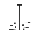 NovaLuce NORDIK függeszték fém, fekete, LED, 3000K, 40W, 690lm - NL-9080122 Gyors kiszállítás