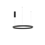 Újdonság NovaLuce ELOWEN függeszték fém, fekete, LED, 3000K, 77W, 3320lm - NL-9345664