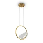 Olcsóbb Maytoni LUNARE függeszték fém, üveg, réz, áttetsző, LED, 3000K, 5W, 450lm - MOD327PL-L5BS3K