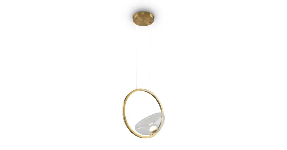 Olcsóbb Maytoni LUNARE függeszték fém, üveg, réz, áttetsző, LED, 3000K, 5W, 450lm - MOD327PL-L5BS3K