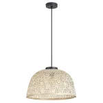 Rabalux RATTAN függeszték fém, rattan, fekete, fa, E27 - Rabalux-72025 Korlátozott ajánlat