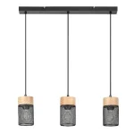 Rabalux CALLUM függeszték fém, fa, fekete, E27 - Rabalux-72043 Szuper ajánlat