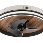 Rabalux FAUSTINE mennyezeti ventilátoros lámpa fém, műanyag, fekete, fehér, LED, 3000K-6500K, 30W, 1000lm - Rabalux-71016 Vedd meg online