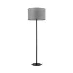 Vedd meg most TK Lighting EARTH állólámpa fém, szövet, fekete, szürke, E27 - TK-5475